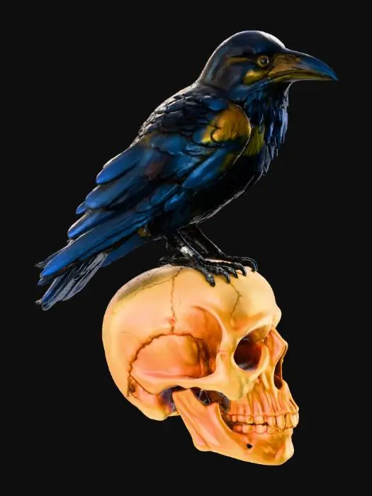 3D model for Raven's Perch, #Halloween2025#