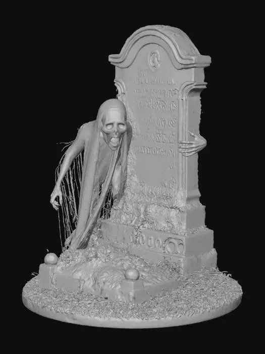 3D model for Graveyard Apparition, #Halloween2025#