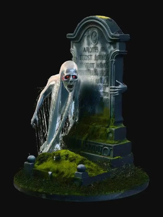 3D model for Graveyard Apparition, #Halloween2025#