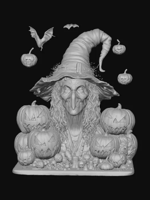 3D model for Witch's Night Spectacle, #Halloween2025#