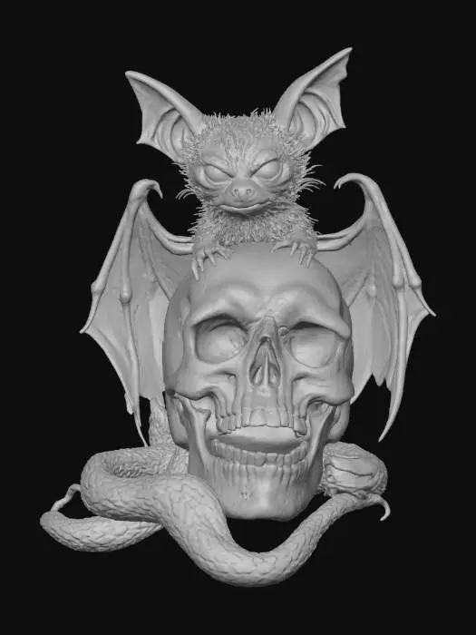 3D model for Gothic Nocturne, #Halloween2025#