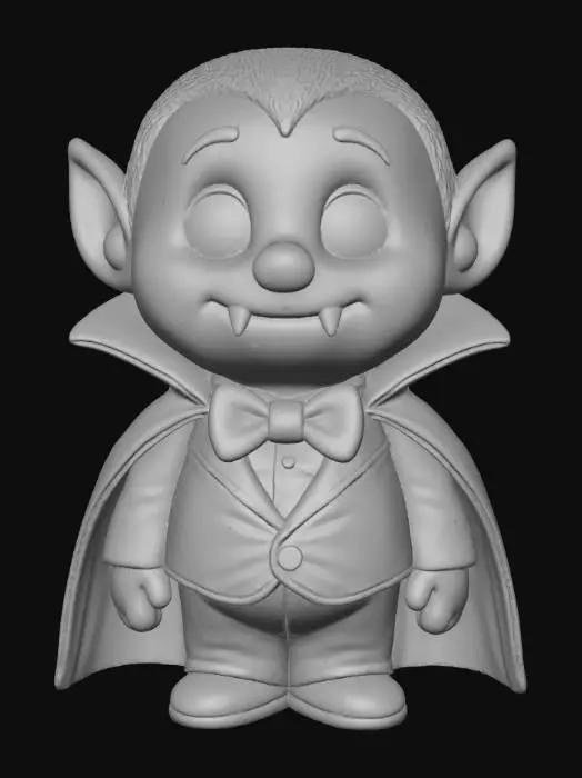 3D model for Cute Vampire Buddy, #Halloween2025#