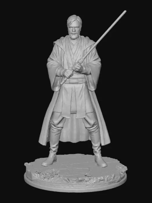 3D model for Jedi Master in Study