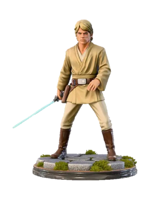 Jedi Figure Display 3D model, vytvořený pomocí AI