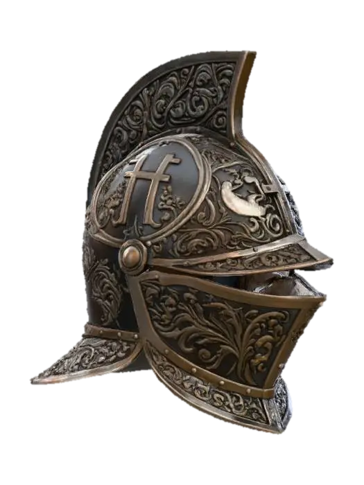 Knight's Valor 3D-model, gegenereerd door AI