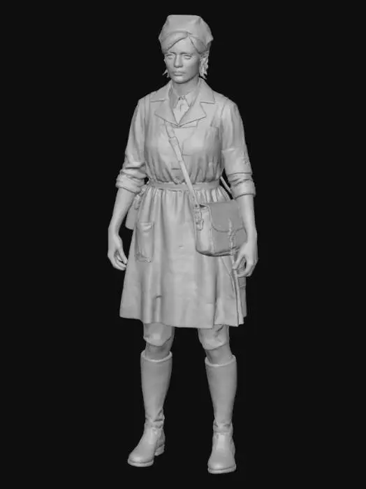 3D model for The Wartime Caregiver
