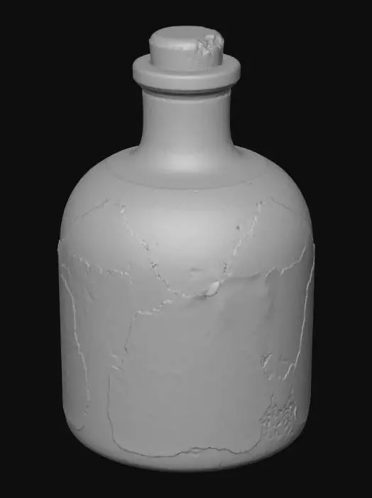 3D model for Antique Coded Bottle
