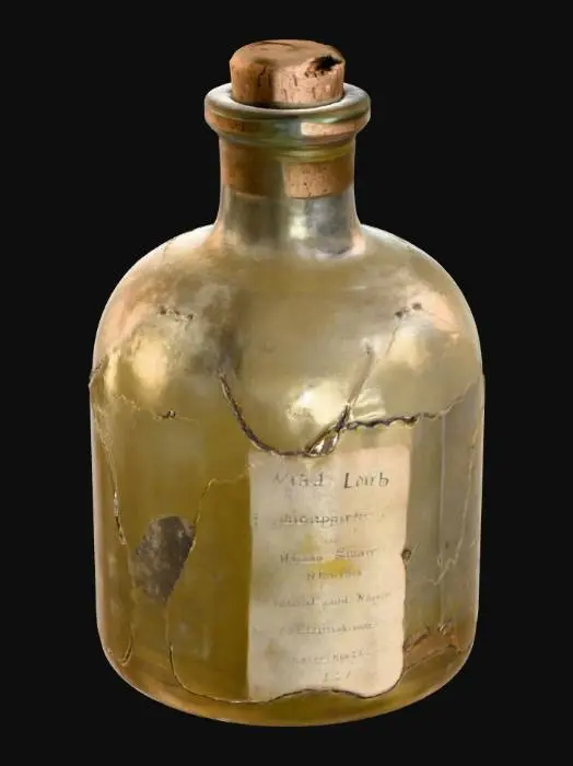 3D model for Antique Coded Bottle
