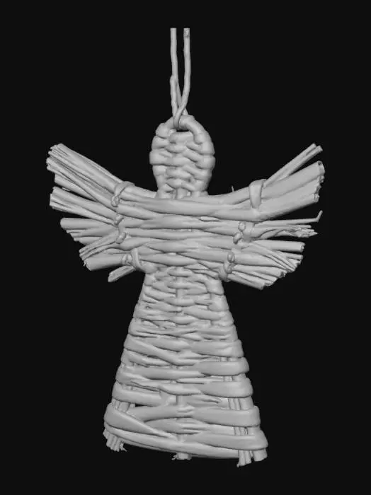 3D model for Woven Angel Ornament, #Christmas2025#