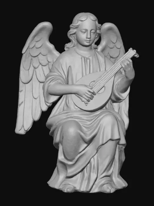 3D model for Angel Playing Lute, #Christmas2025#