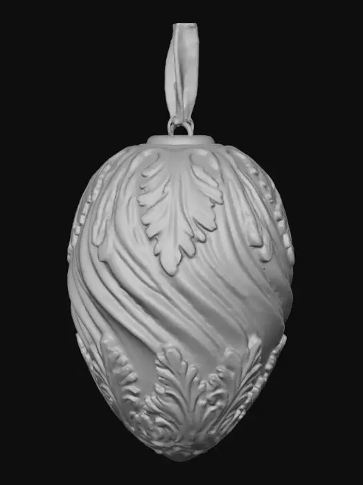 3D model for Ornate White Bauble, #Christmas2025#