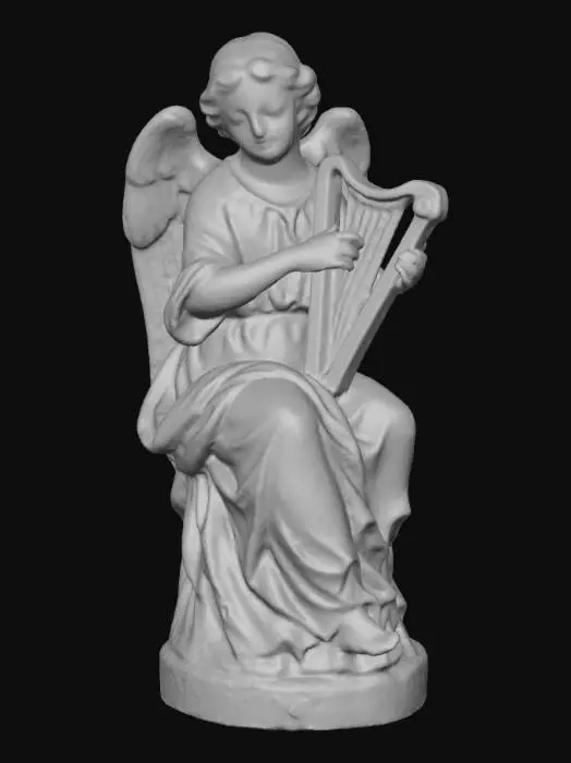 3D model for Angel with Harp, #Christmas2025#