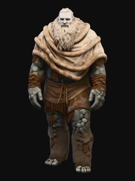 3D model for Elder Stone Guardian, #Christmas2025#