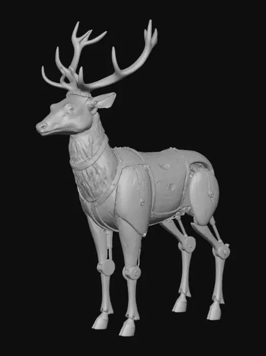 3D model for Mechanical Stag, #Christmas2025#