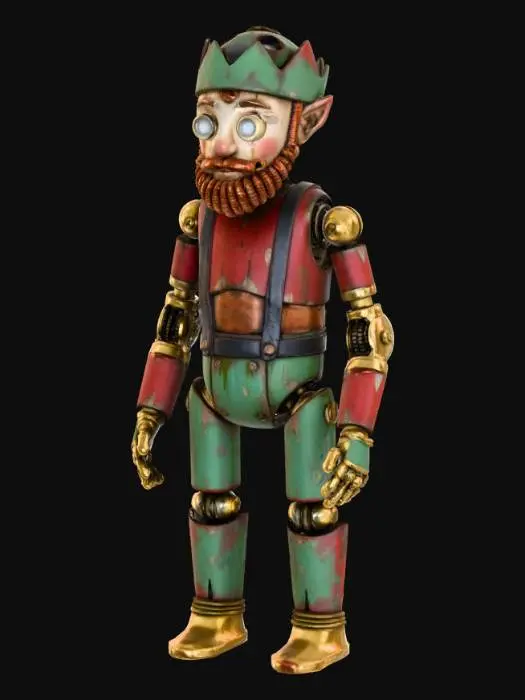 3D model for Steampunk Elfbot, #Christmas2025#