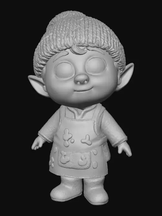 3D model for Little Artisan Elf, #Christmas2025#