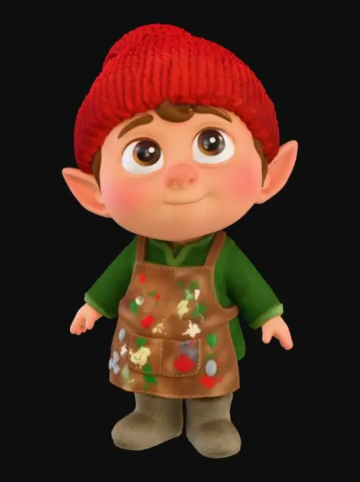 3D model for Little Artisan Elf, #Christmas2025#