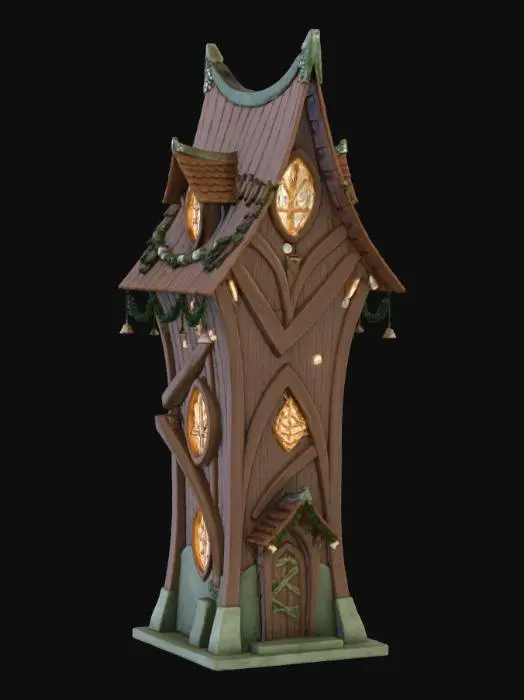 3D model for Whimsical Towerhouse, #Christmas2025#