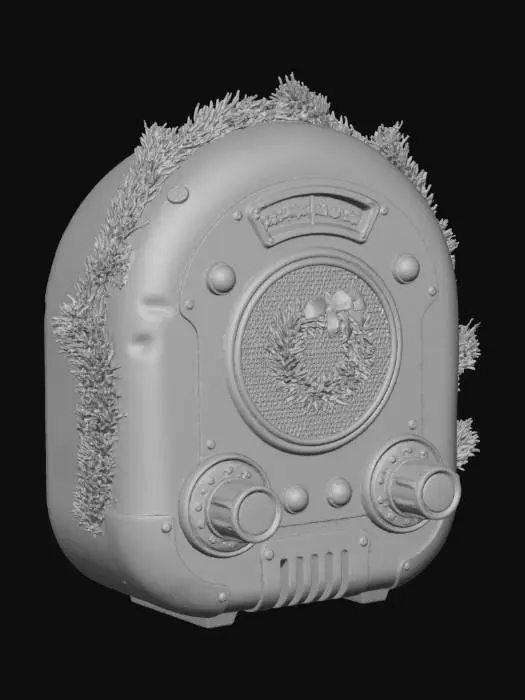 3D model for Cosmic Holiday Radio, #Christmas2025#