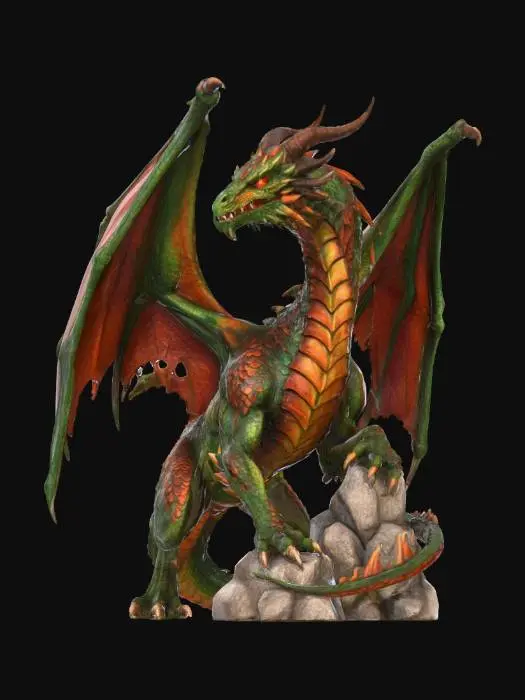 3D model for Emerald Inferno