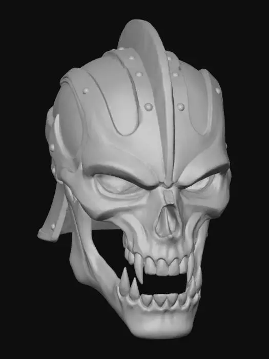 3D model for Warrior's Skull Helm