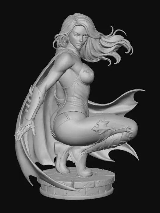 3D model for Crimson Avenger