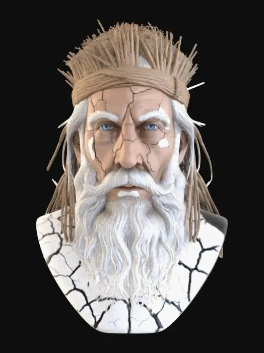 3D model for Cracked Earth Patriarch