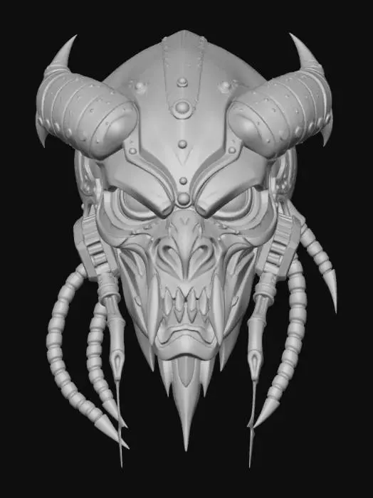 3D model for Iron Horned Skull