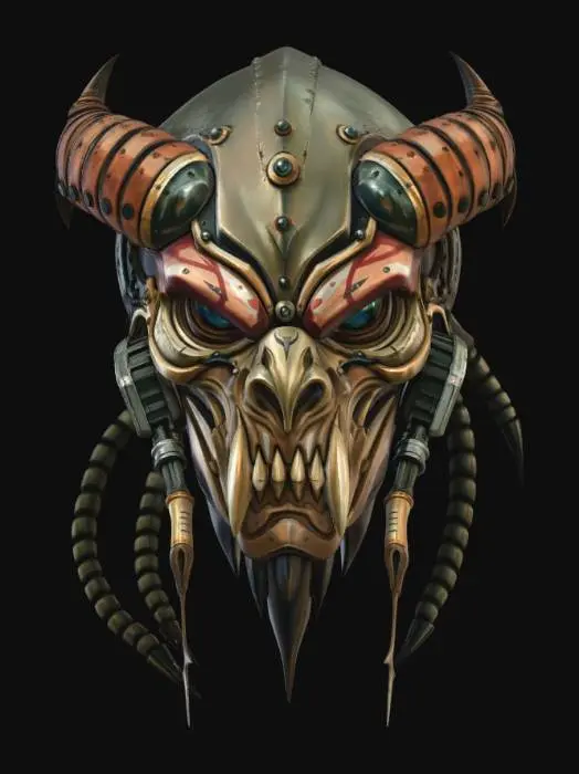 3D model for Iron Horned Skull