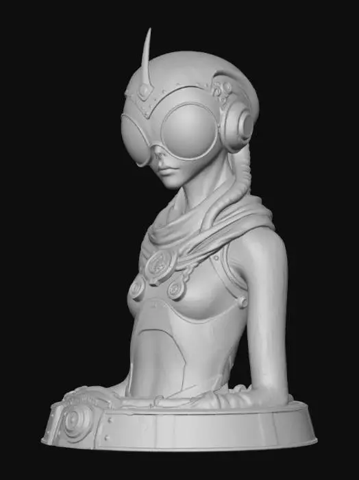 3D model for Red Visor Sentinel