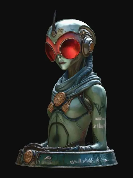 3D model for Red Visor Sentinel