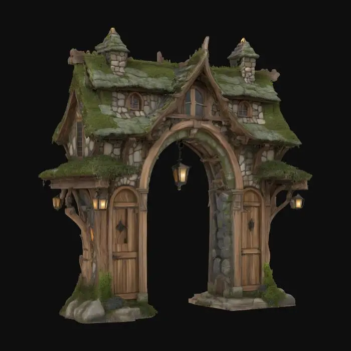 3D model for Enchanted Archway, #arch#