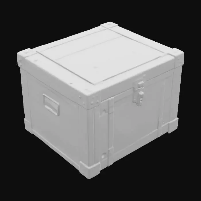 3D model for Army Crate