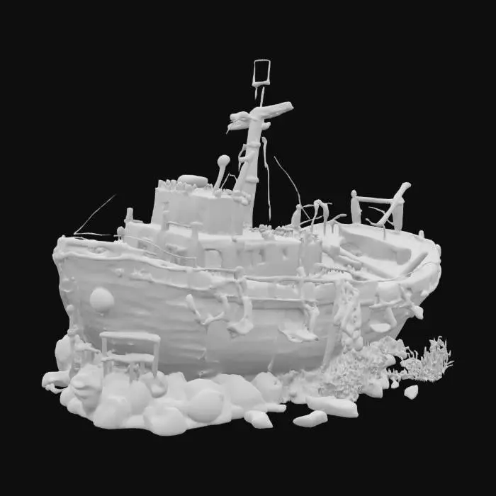 3D model for Sunken Dreams, #ocean#
