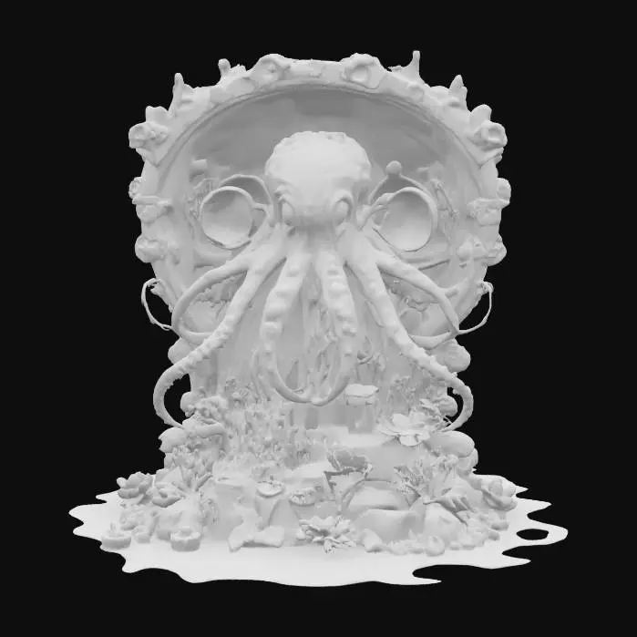 3D model for Octopus Sanctuary, #ocean#