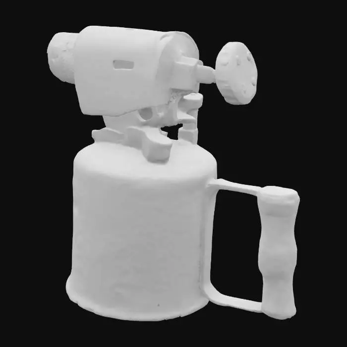 3D model for Rusty Vintage Blowtorch