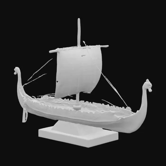 3D model for Viking Longship Model