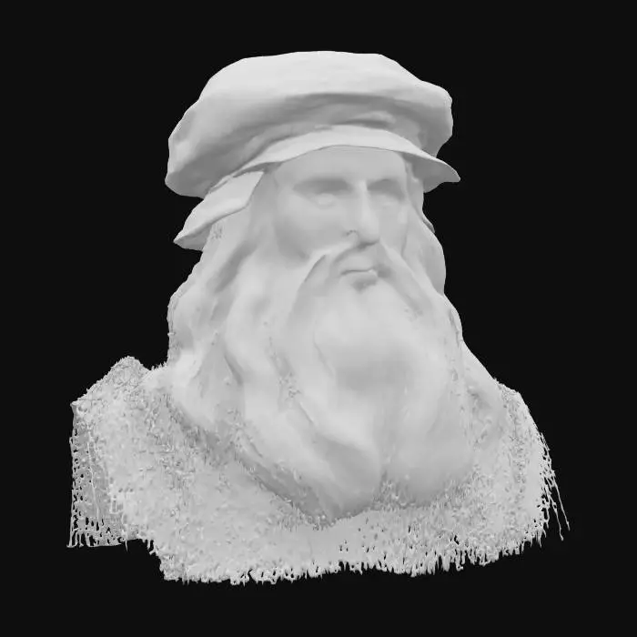 3D model for Renaissance Visionary, #SketchTo3D#