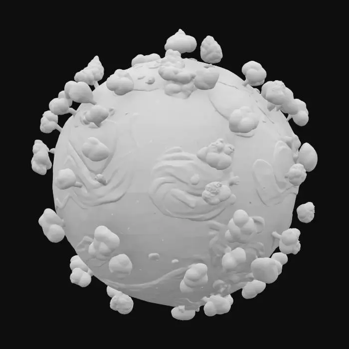 3D model for Miniature World Globe, #SketchTo3D#