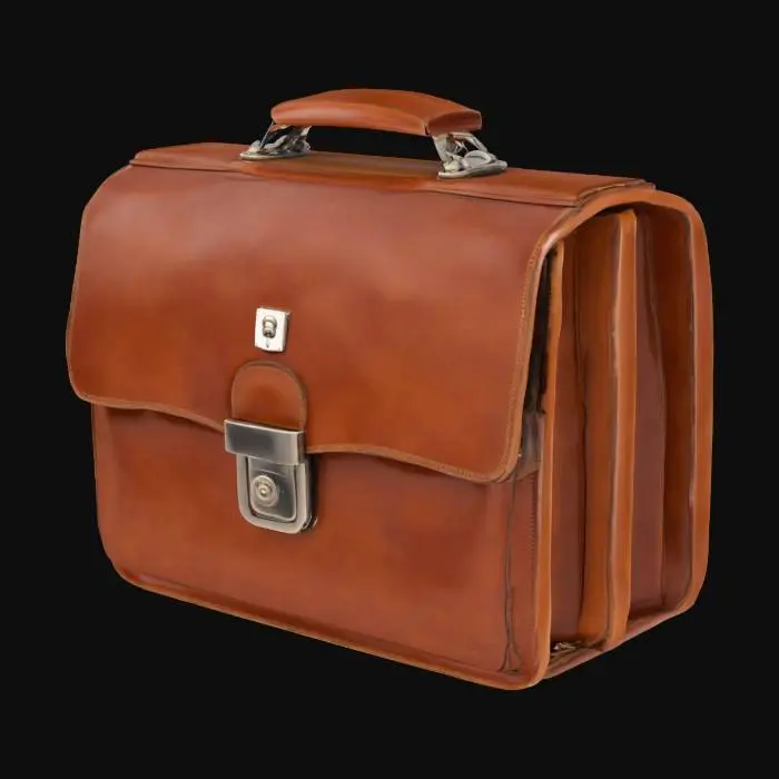 3D model for Leather Briefcase