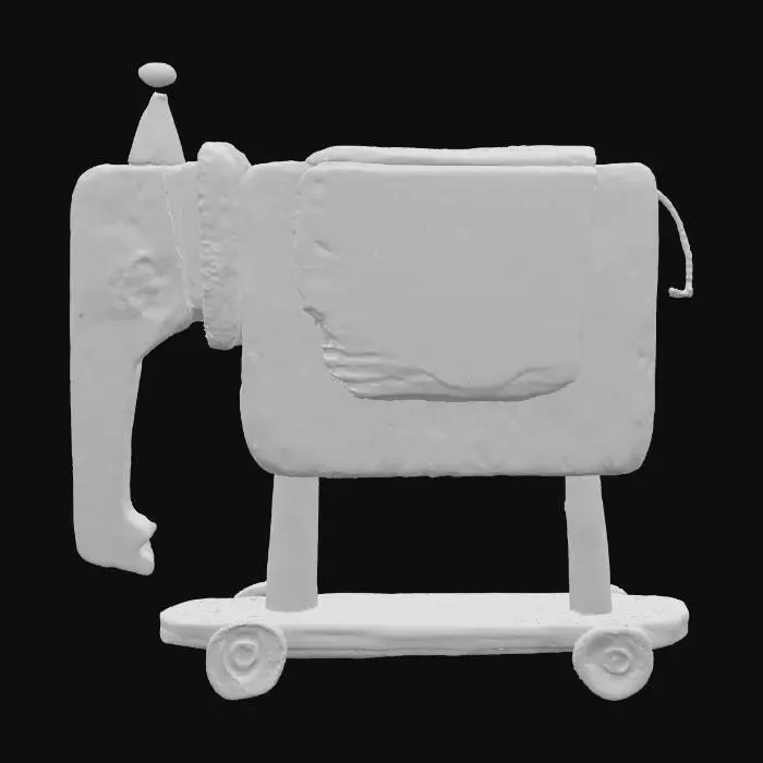 3D model for Timber Elephant Toy