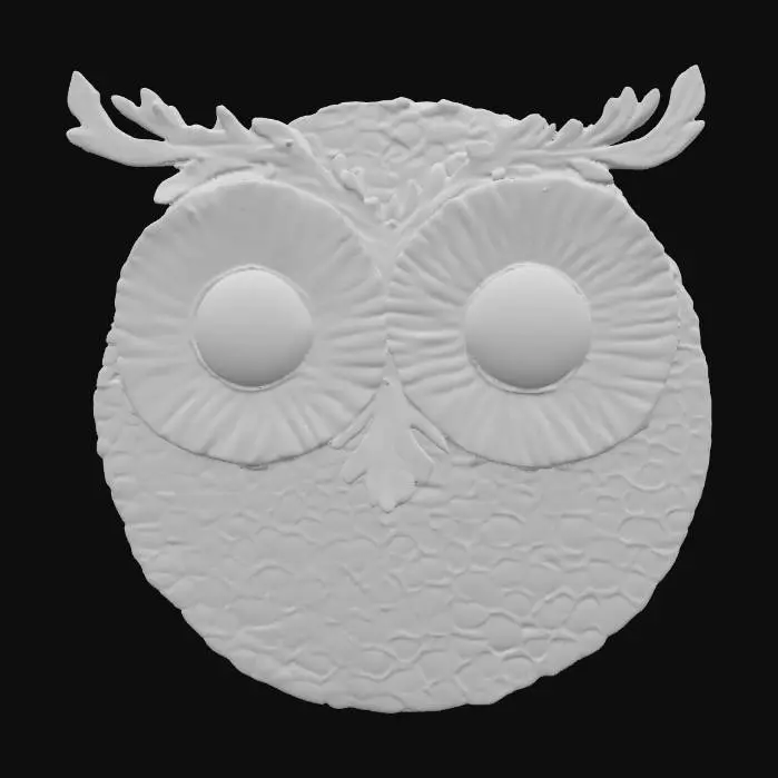 3D model for Blue Mosaic Owl
