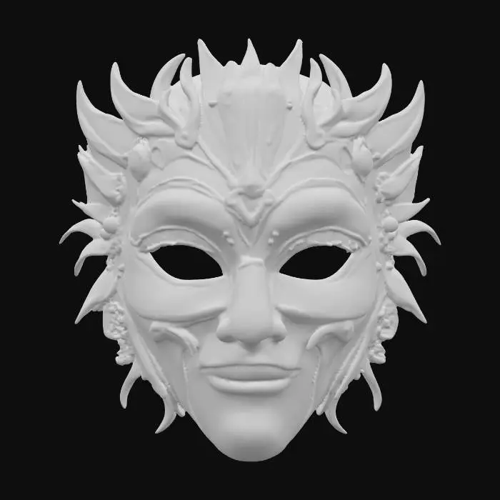 3D model for Vibrant Masquerade