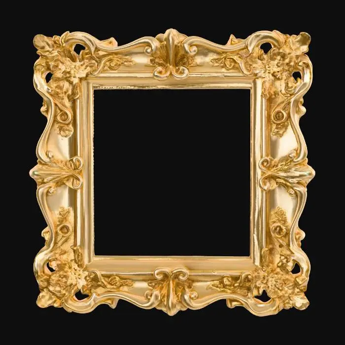 3D model for Golden Elegance Frame