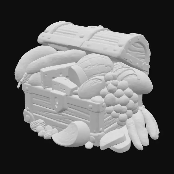 3D model for Treasure Feast, #food#