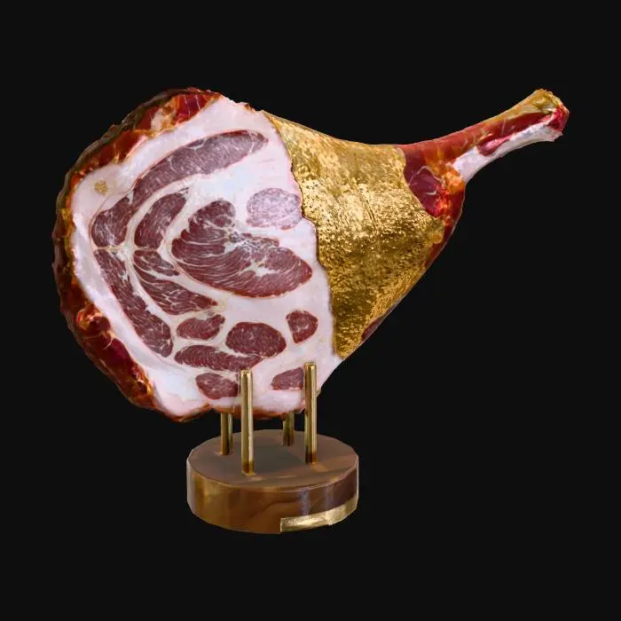 3D model for Golden Ham Delight, #food#