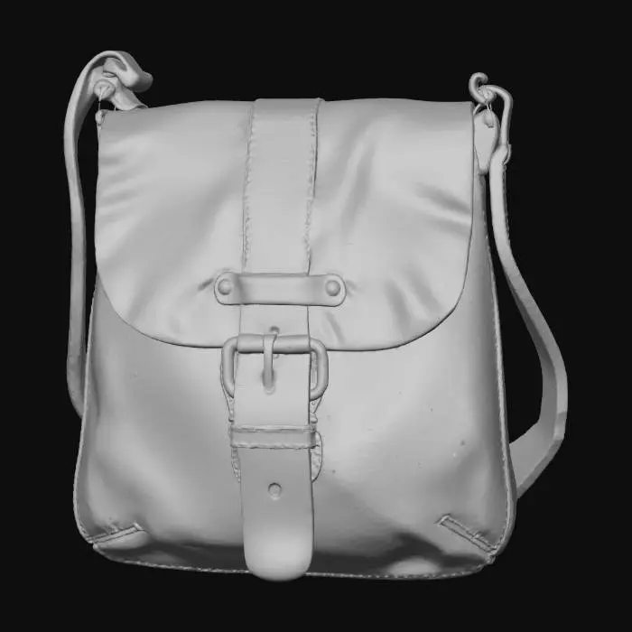 3D model for Vintage Leather Satchel