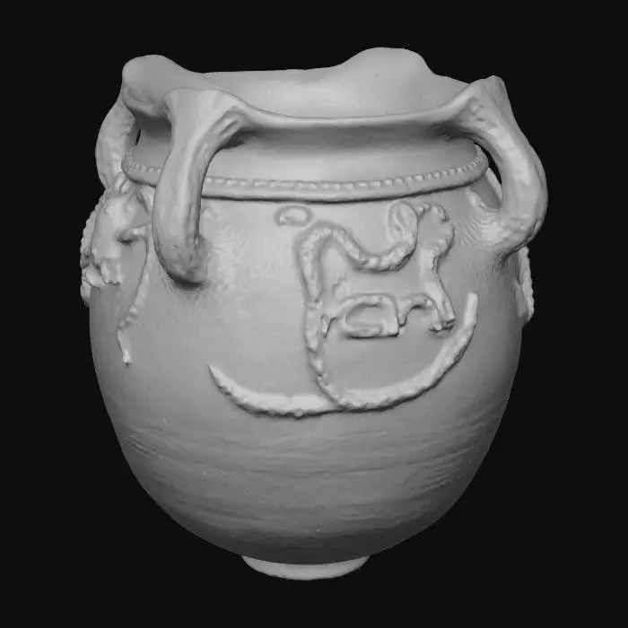3D model for Mambila Ritual Vessel