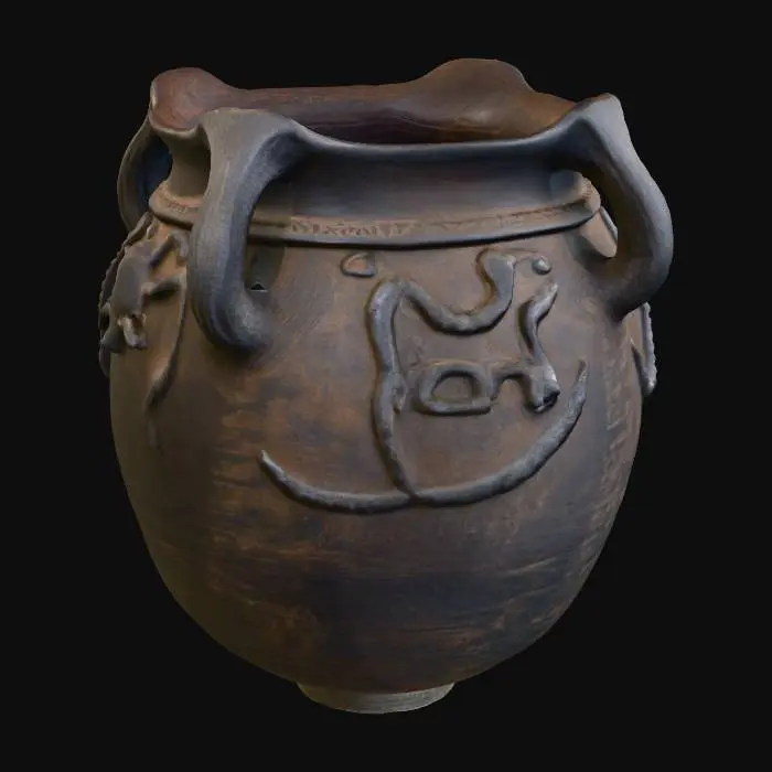 3D model for Mambila Ritual Vessel