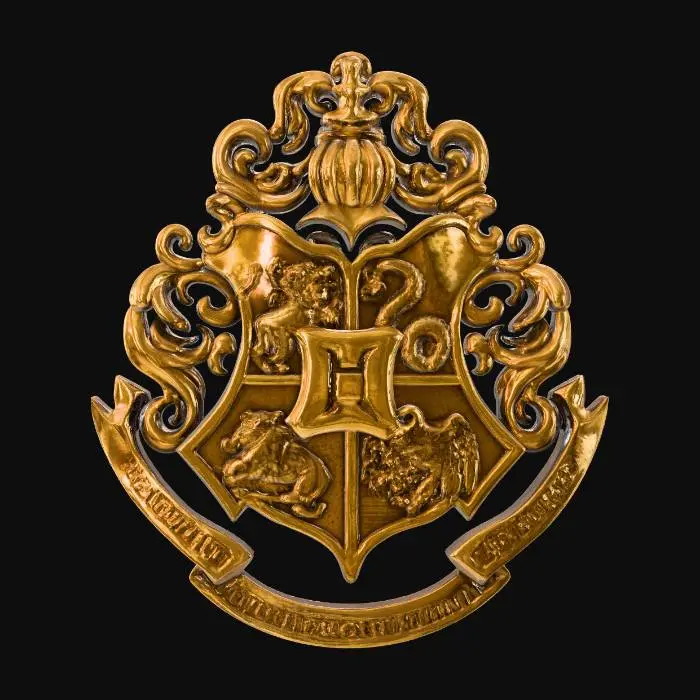 3D model for Hogwarts Crest